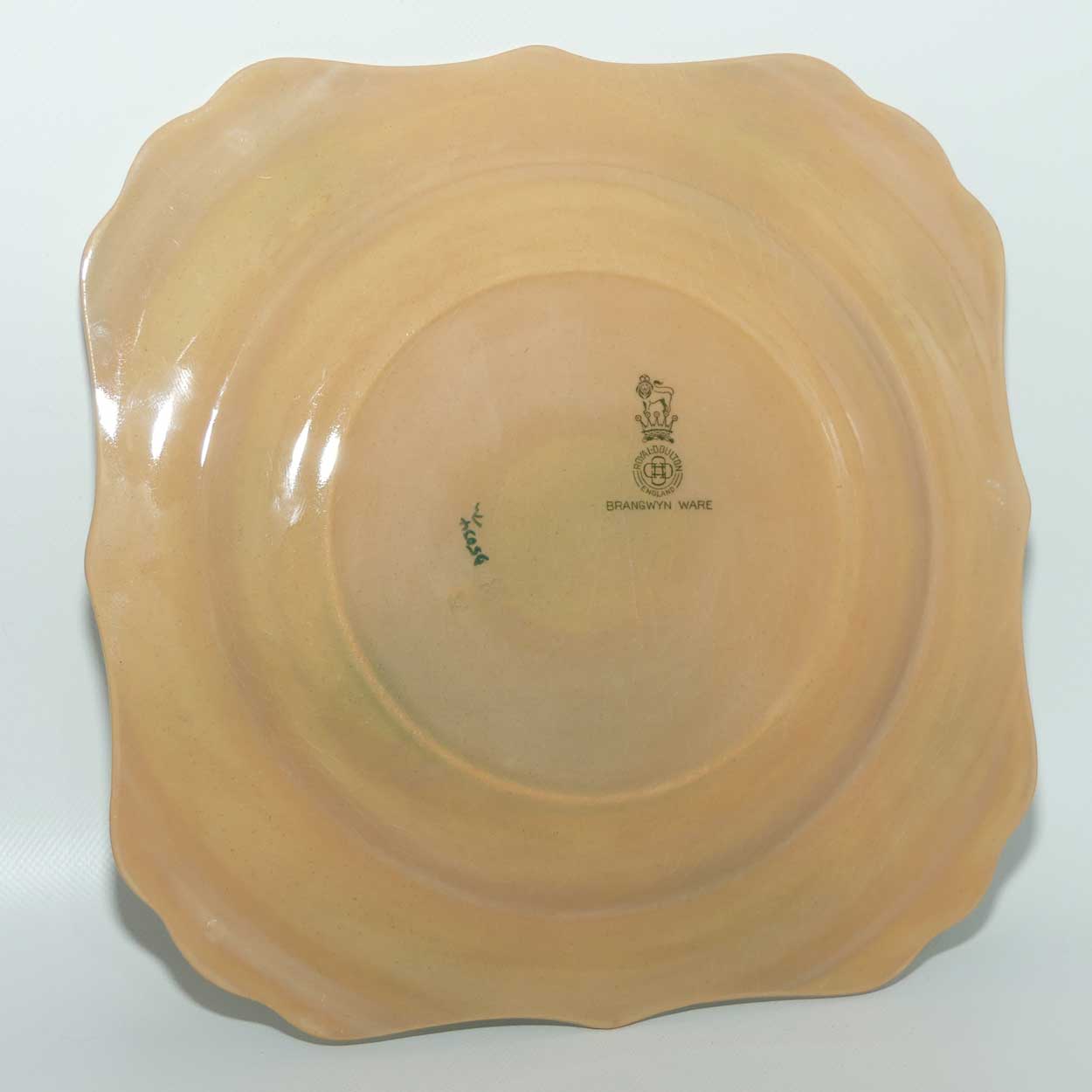Royal Doulton Art Deco Brangwyn Ware plate | Square | D5034 