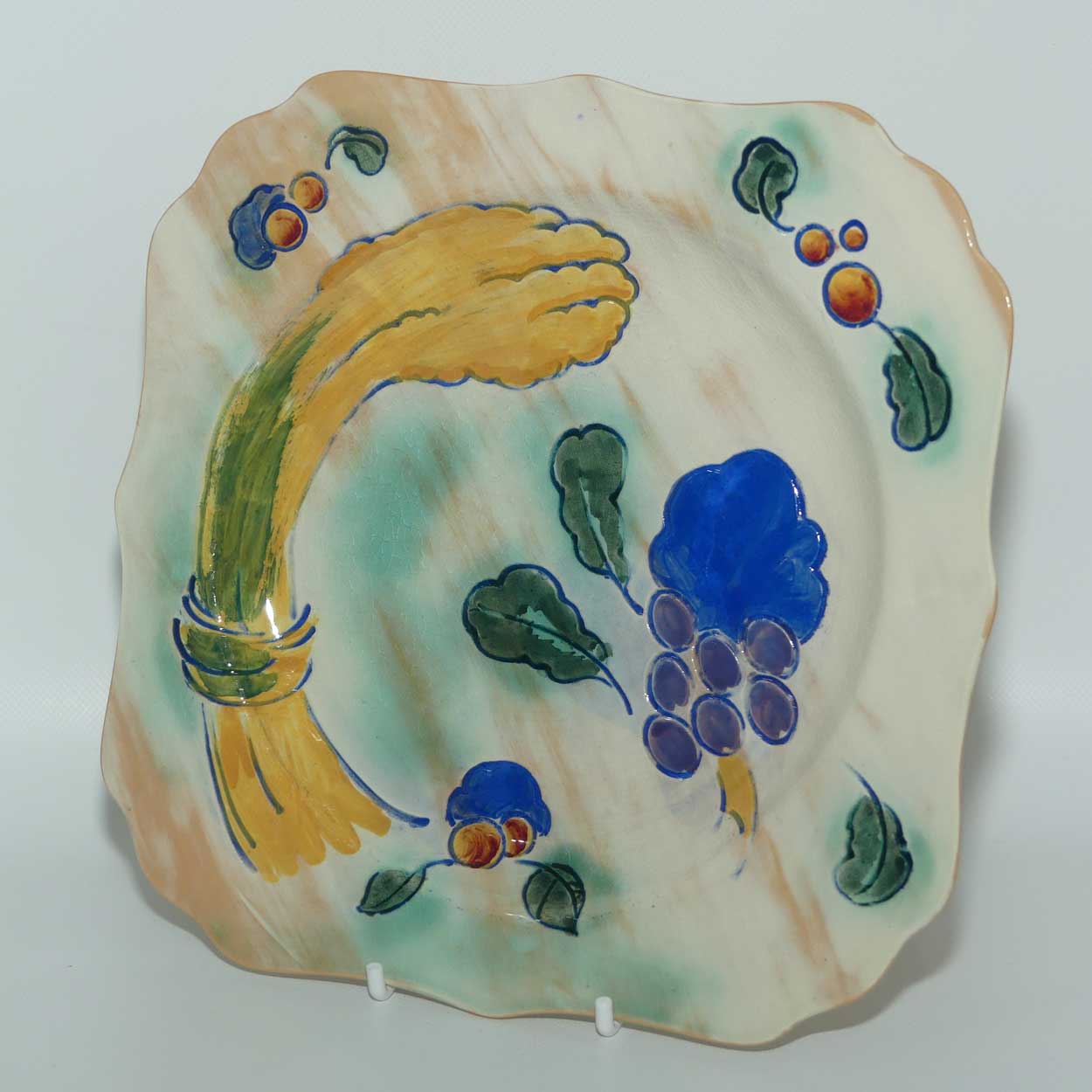 Royal Doulton Art Deco Brangwyn Ware plate | Square | D5034