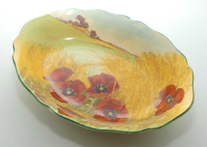 Royal Doulton Poppies in Cornfield large oval bowl D5097