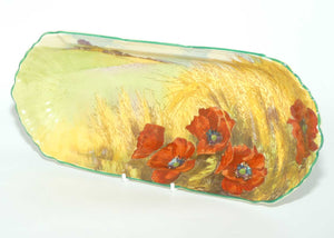 Royal Doulton Poppies in Cornfield  celery tray D5097 | Astor shape