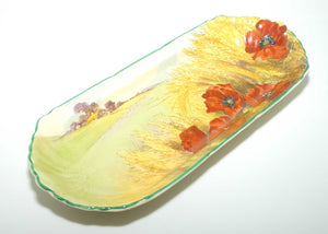 Royal Doulton Poppies in Cornfield  celery tray D5097 | Astor shape