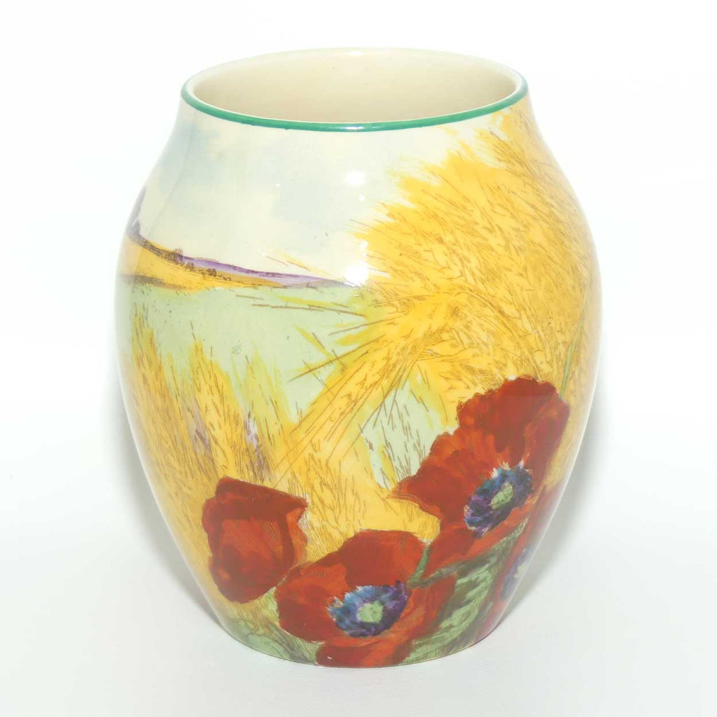 Royal Doulton Poppies in a Cornfield ovoid vase D5097 | Shape 7996