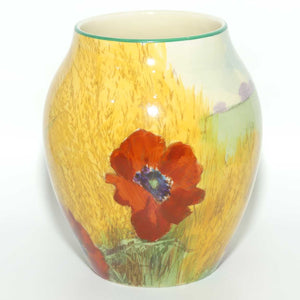 Royal Doulton Poppies in a Cornfield ovoid vase D5097 | Shape 7996