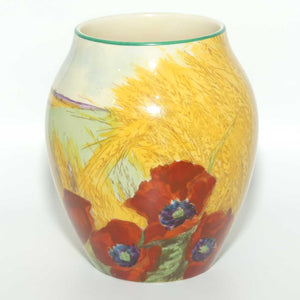 Royal Doulton Poppies in a Cornfield ovoid vase D5097 | Shape 7996