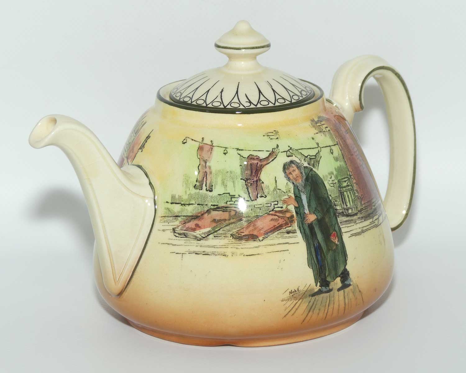 Royal Doulton Dickens Fagin teapot D5175 | Joan shape