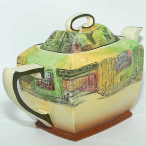 Royal Doulton Dickens series teapot | Old Peggoty | Friar shape D5175