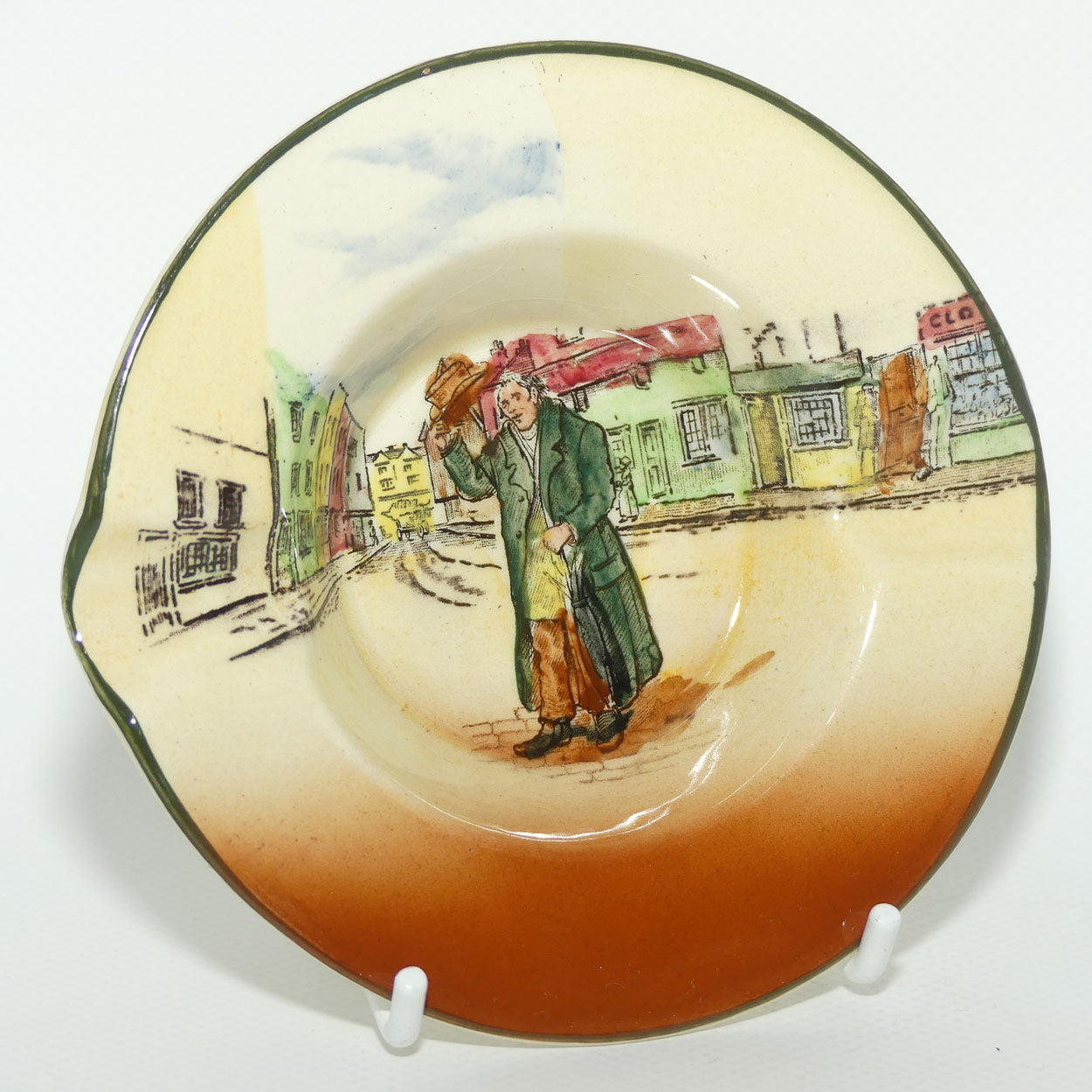 Royal Doulton Dickens Mr Squeers ashtray D5175