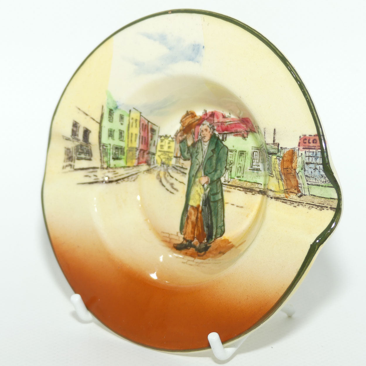 Royal Doulton Dickens Mr Squeers ashtray D5175