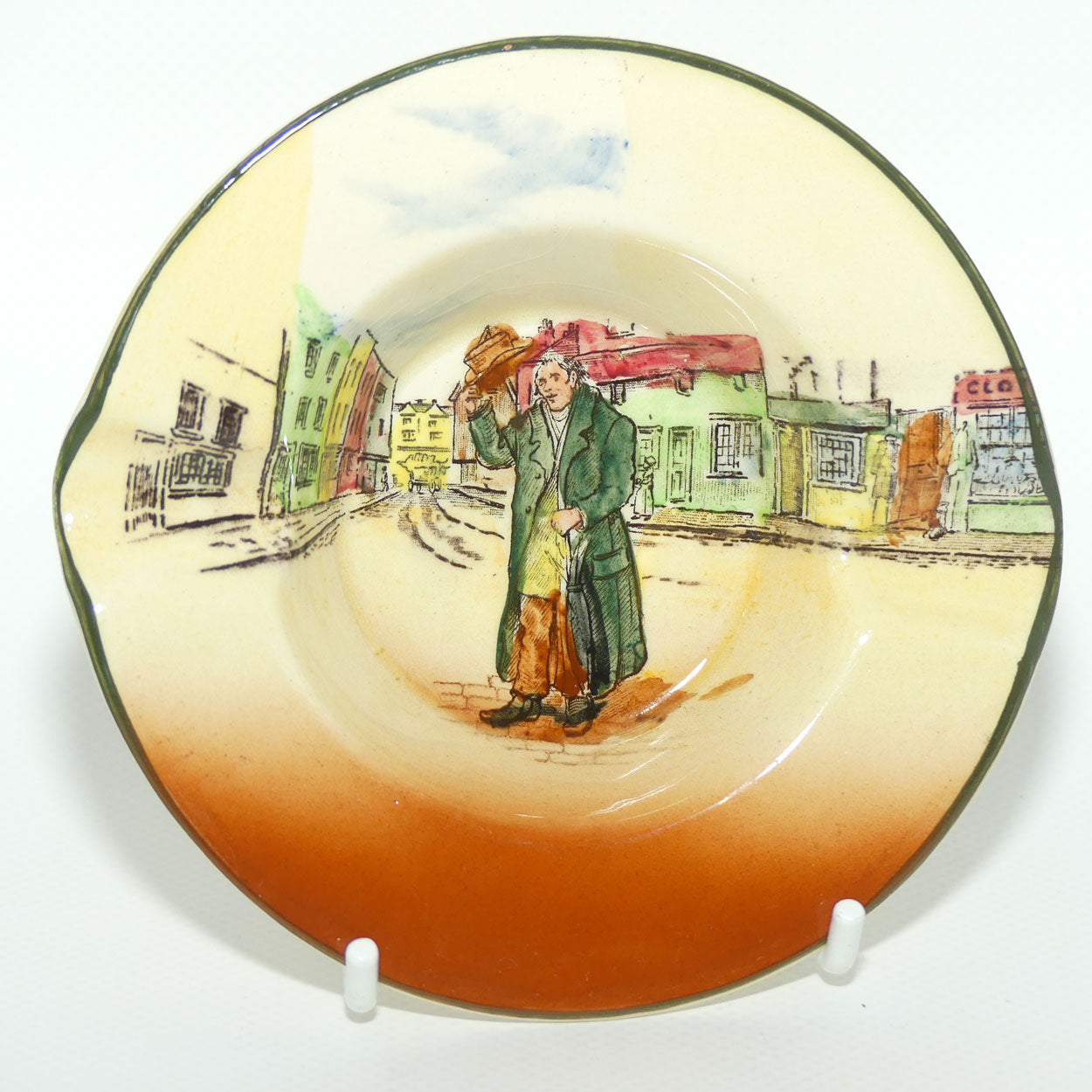 Royal Doulton Dickens Mr Squeers ashtray D5175