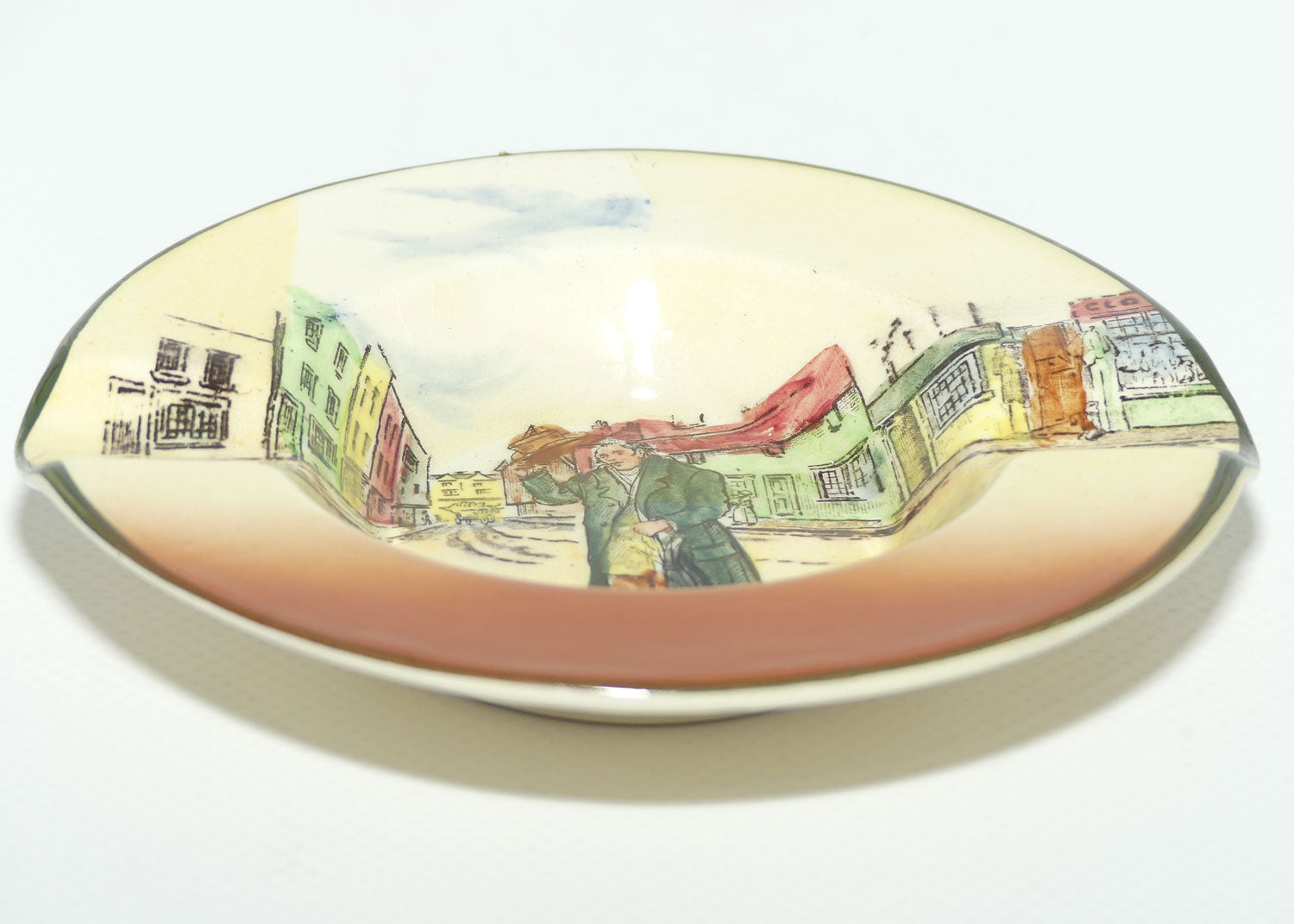 Royal Doulton Dickens Mr Squeers ashtray D5175