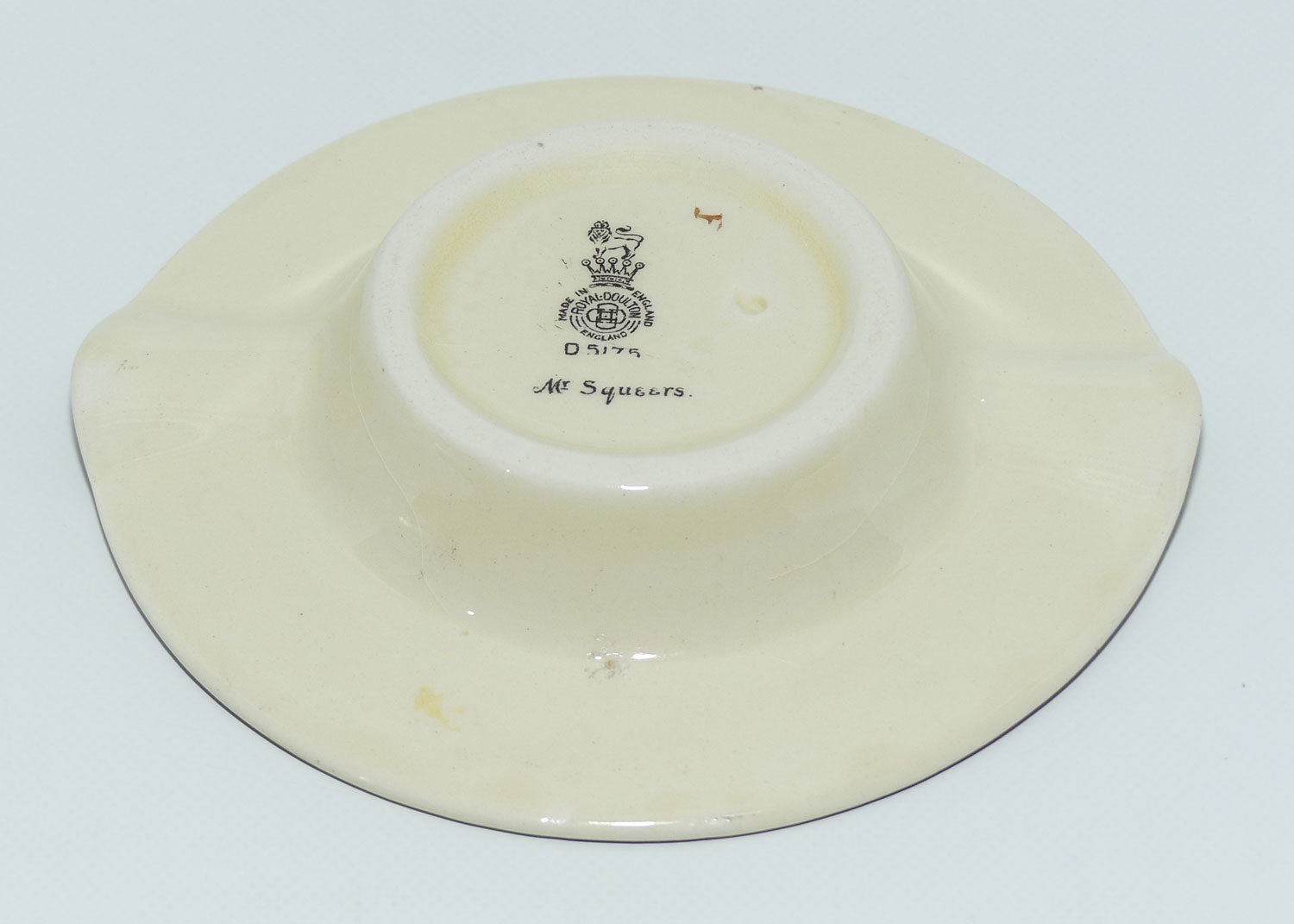Royal Doulton Dickens Mr Squeers ashtray D5175
