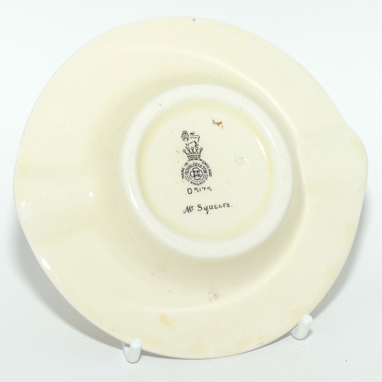 Royal Doulton Dickens Mr Squeers ashtray D5175
