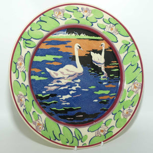 Royal Doulton Art Deco Swans C plate | D5206