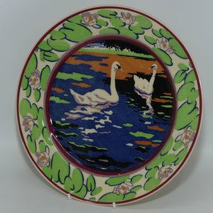 Royal Doulton Art Deco Swans C plate | D5206