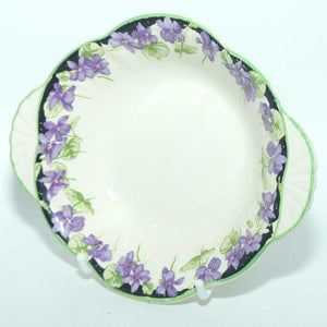 Royal Doulton Violets pattern tab handle dish D5439