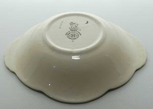 Royal Doulton Violets pattern tab handle dish D5439