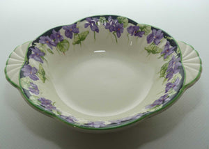 Royal Doulton Violets pattern tab handle dish D5439