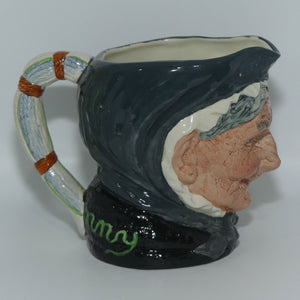 D5521 Royal Doulton large character jug Granny | With Tooth | later stamp