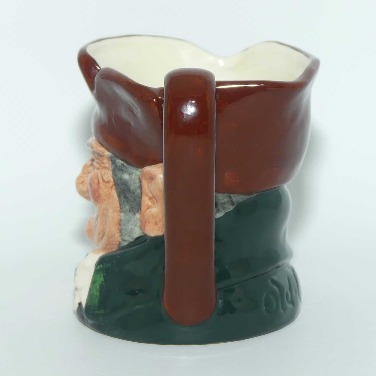 D5527 Royal Doulton small character jug Old Charley | 1970s stamp