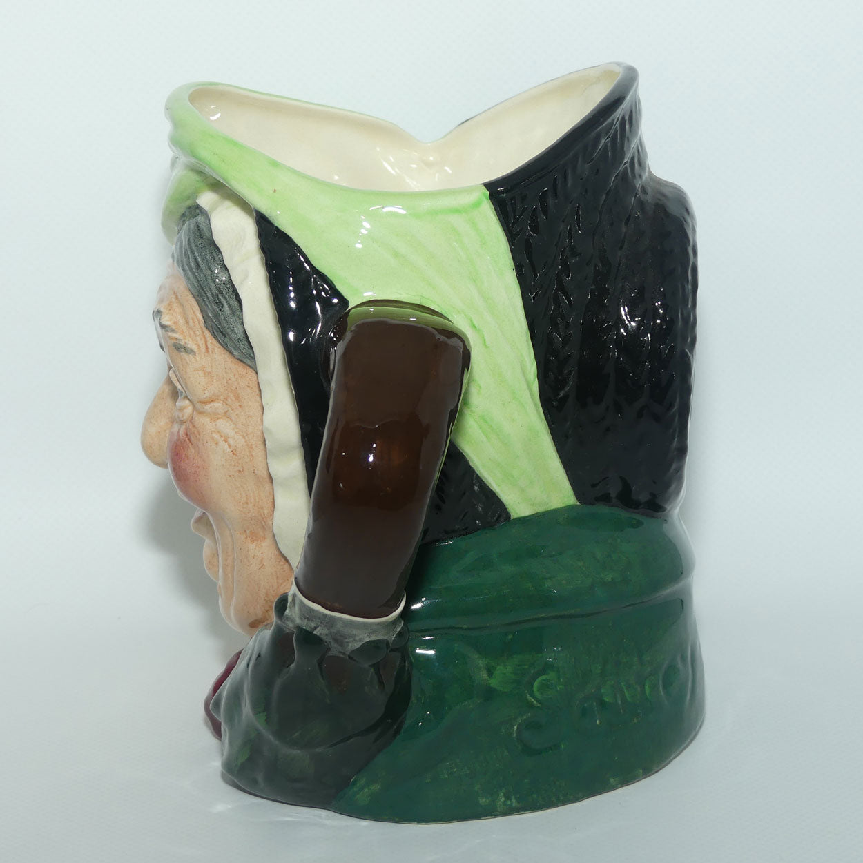 D5451 stamped D5528 Royal Doulton large character jug Sairey Gamp | misstamped