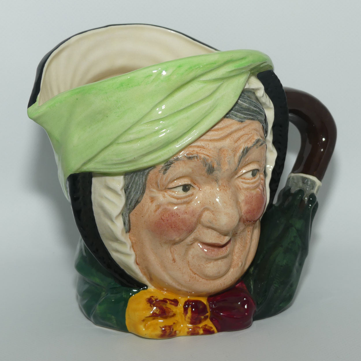 D5451 stamped D5528 Royal Doulton large character jug Sairey Gamp | misstamped