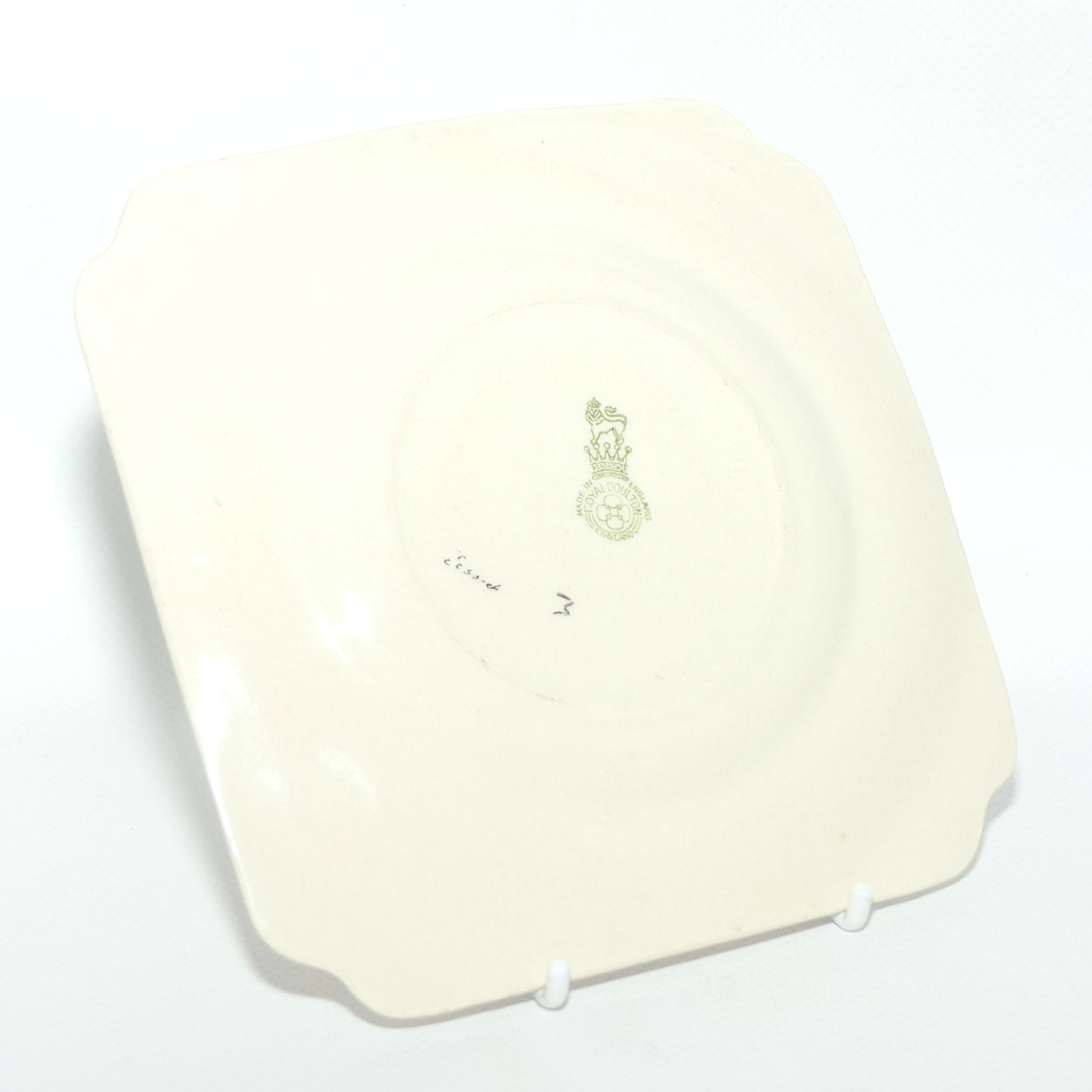 Royal Doulton Raby Rose trio D5533 | Square Plate | #2