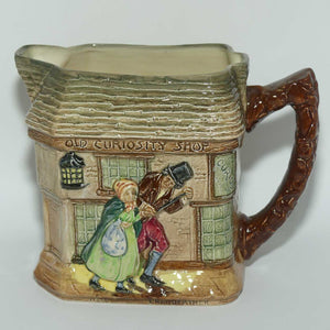 Royal Doulton Dickens G Low Relief Old Curiosity Shop jug | Nell, her grandfather and the Marchioness D5584