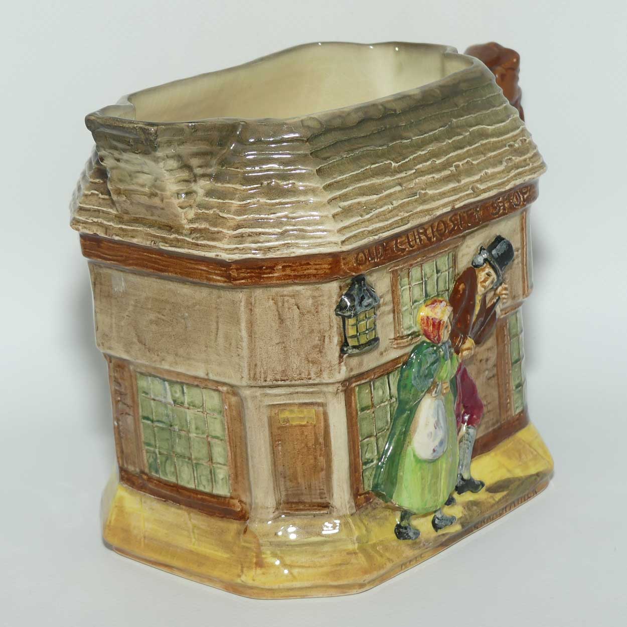 Royal Doulton Dickens G Low Relief Old Curiosity Shop jug | Nell, her grandfather and the Marchioness D5584 | #2