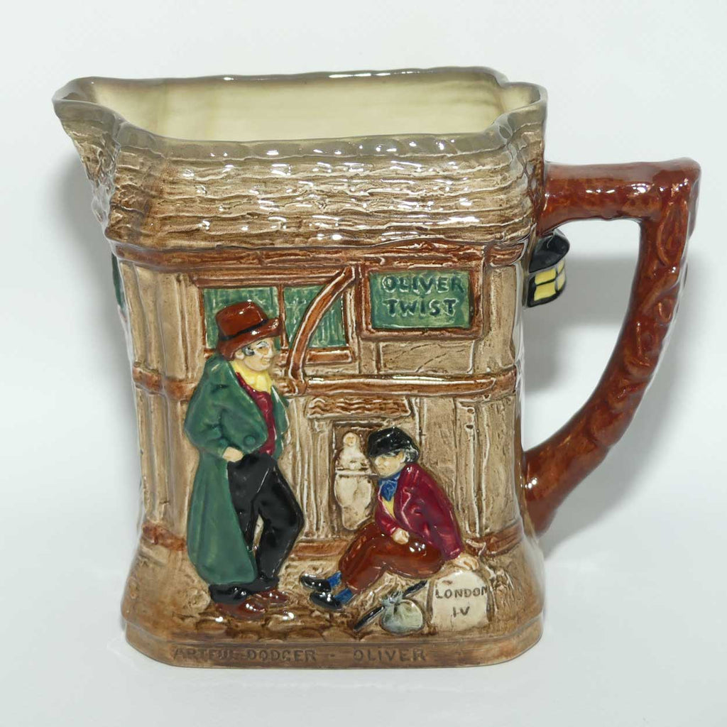 Royal Doulton Dickens G Low Relief Oliver Twist jug | Oliver, Artful Dodger, Fagin and Bumble | D5617 | #1