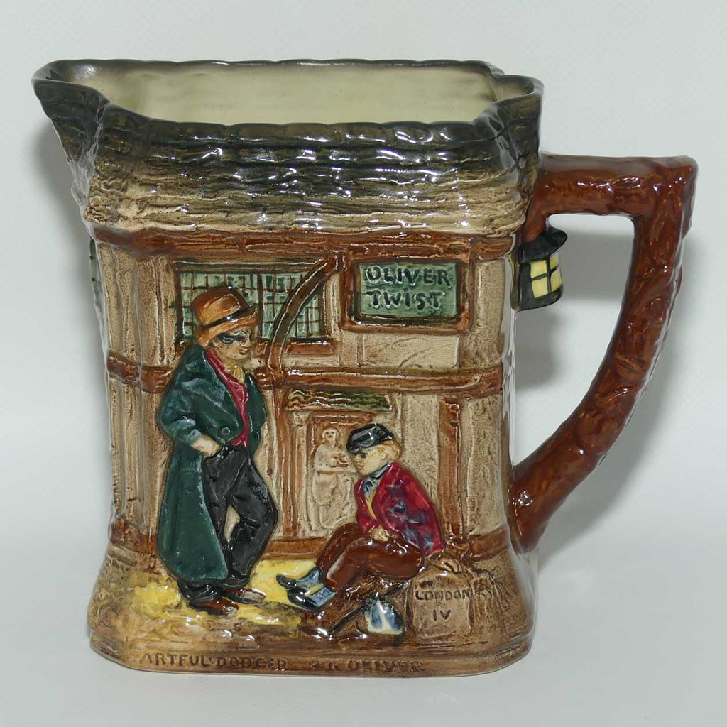 Royal Doulton Dickens G Low Relief Oliver Twist jug | Oliver, Artful Dodger, Fagin and Bumble | D5617 | #2