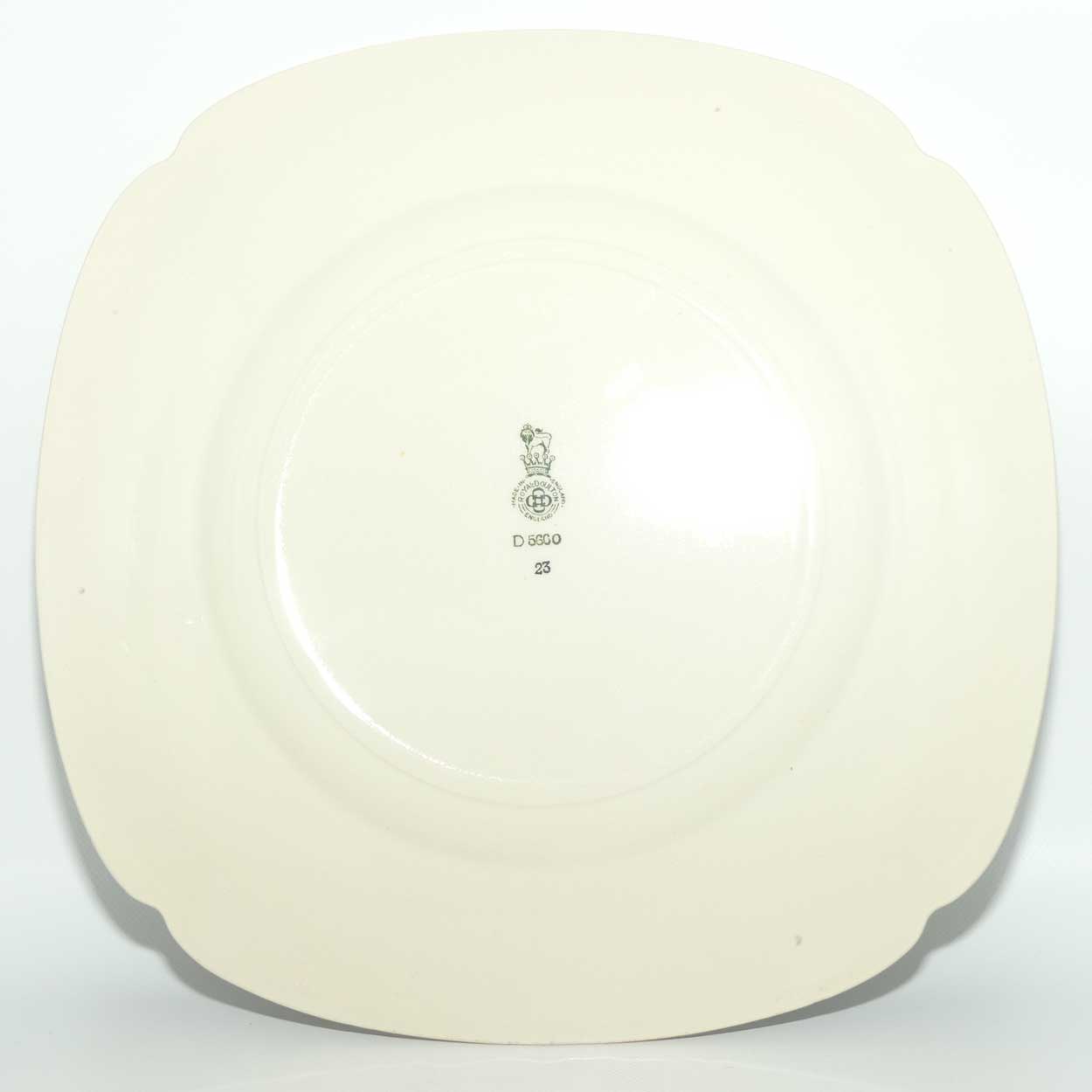 Royal Doulton Floral Patterns V plate | Square D5660