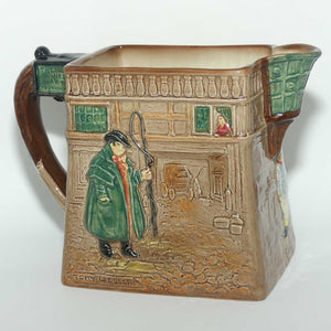 Royal Doulton Dickens G Low Relief Pickwick Papers jug | Many characters outside the White Hart Inn D5756 | #2