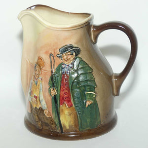 Royal Doulton Dickens E Low Relief Sam Weller and Tony Weller jug D5833