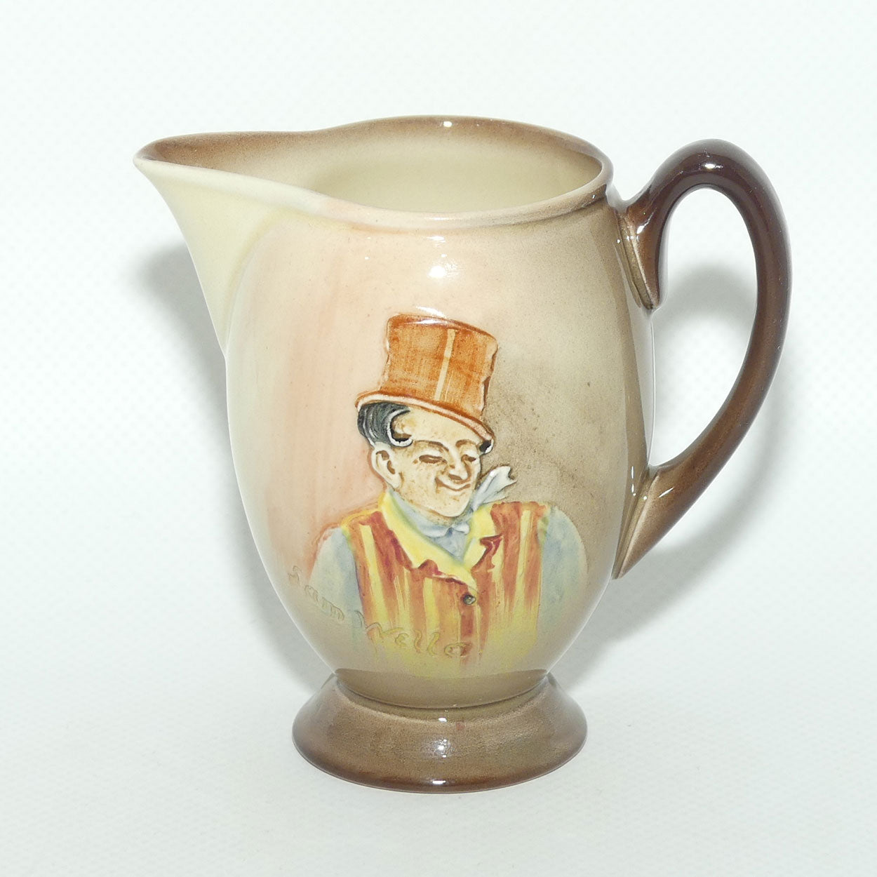 Royal Doulton Dickens Sam Weller low relief milk jug D5833
