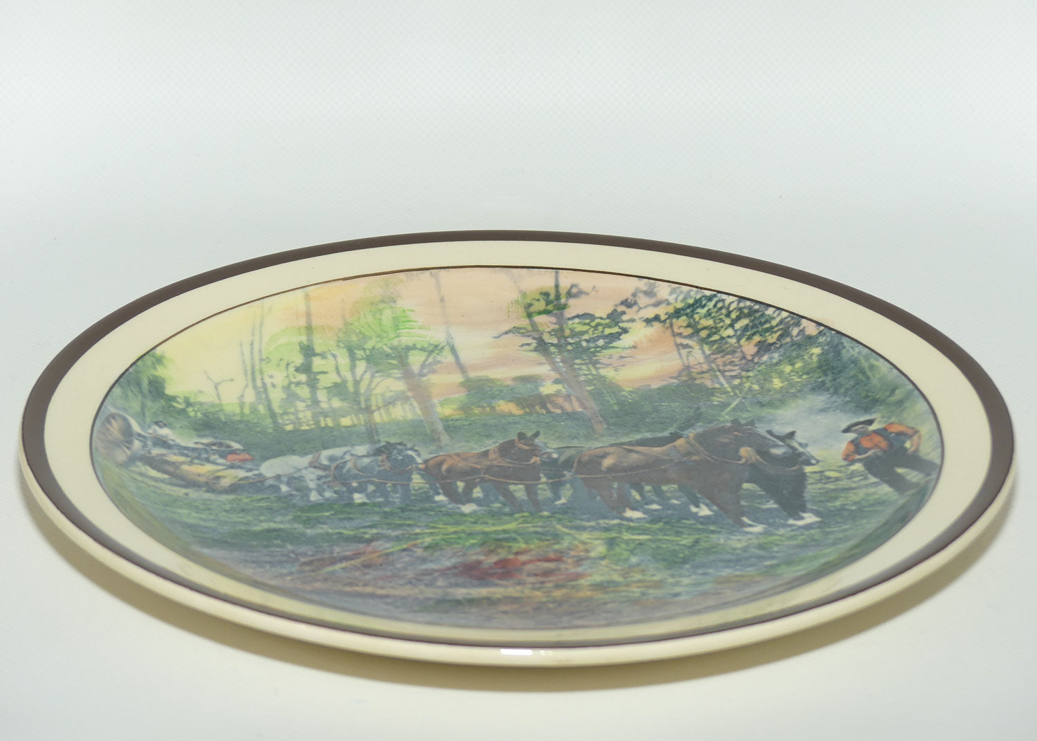 Royal Doulton Australian Scenes | Logging and Farming in NSW | Log Hauling in the South West D5928