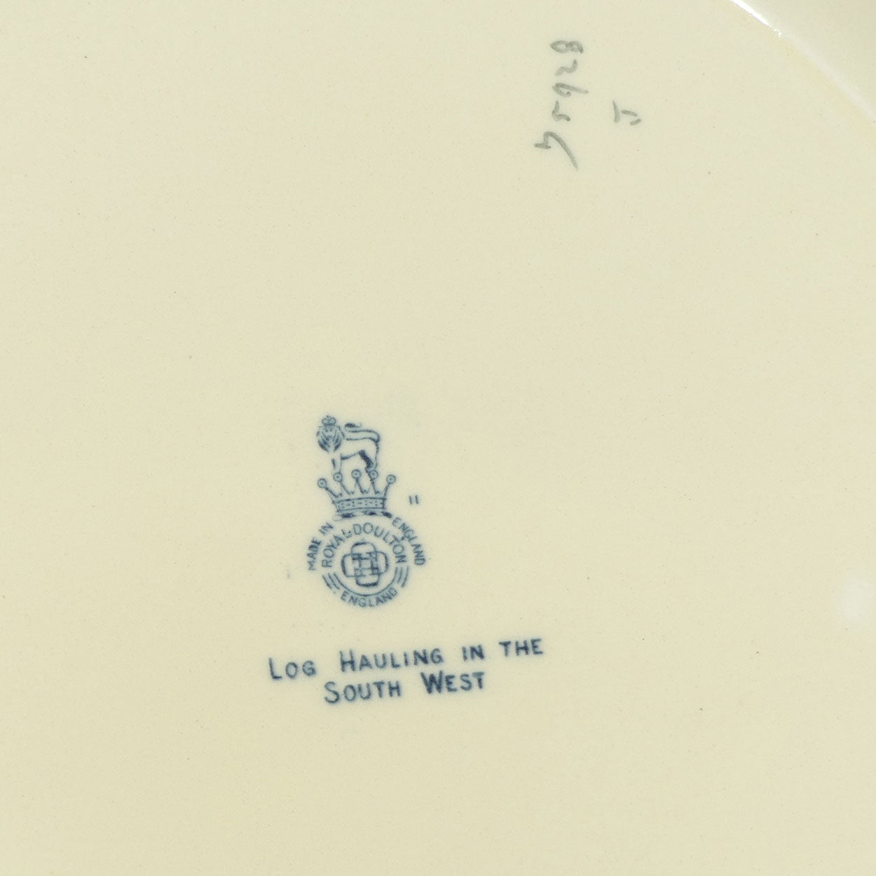Royal Doulton Australian Scenes | Logging and Farming in NSW | Log Hauling in the South West D5928