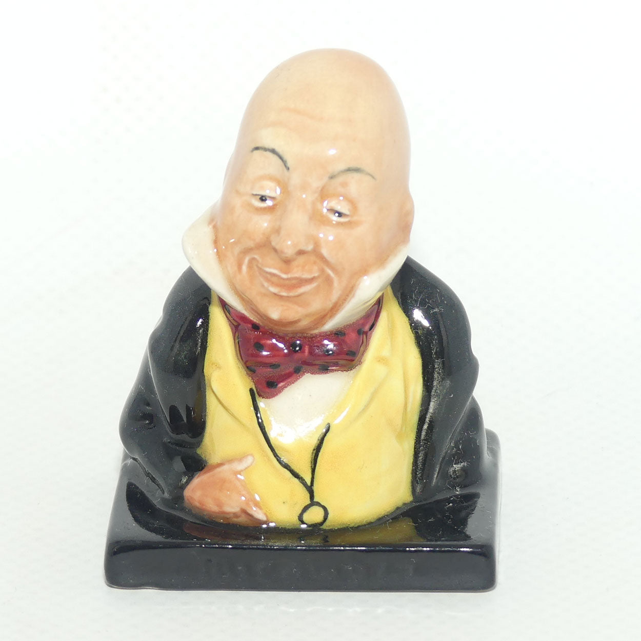 D6050 Royal Doulton Dickens character miniature bust Mr Micawber | Character and Toby Jug interest