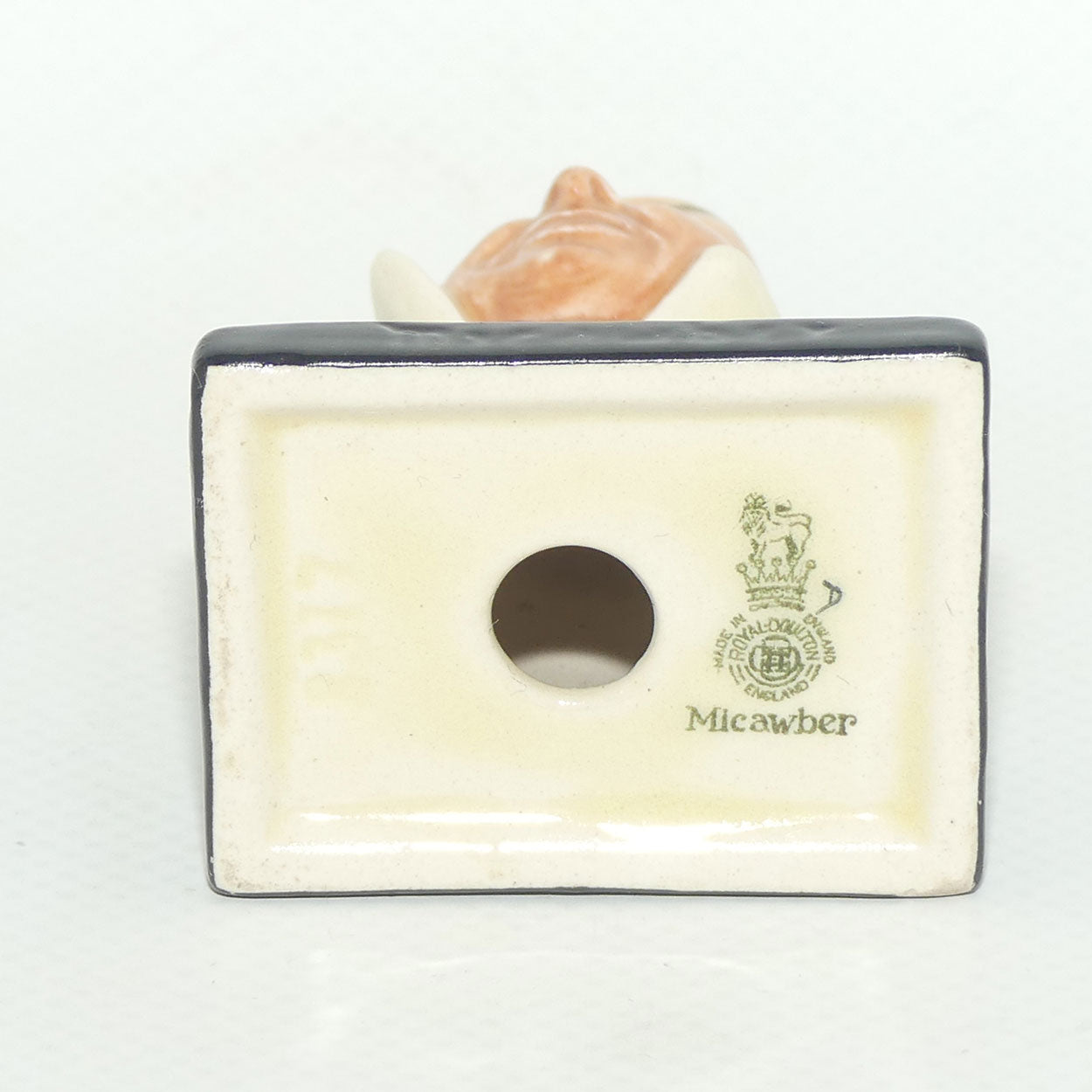 D6050 Royal Doulton Dickens character miniature bust Mr Micawber | Character and Toby Jug interest