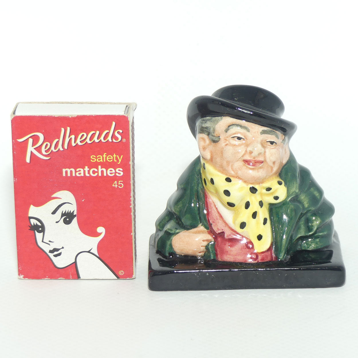 D6051 Royal Doulton Dickens character miniature bust Tony Weller | Character and Toby Jug interest