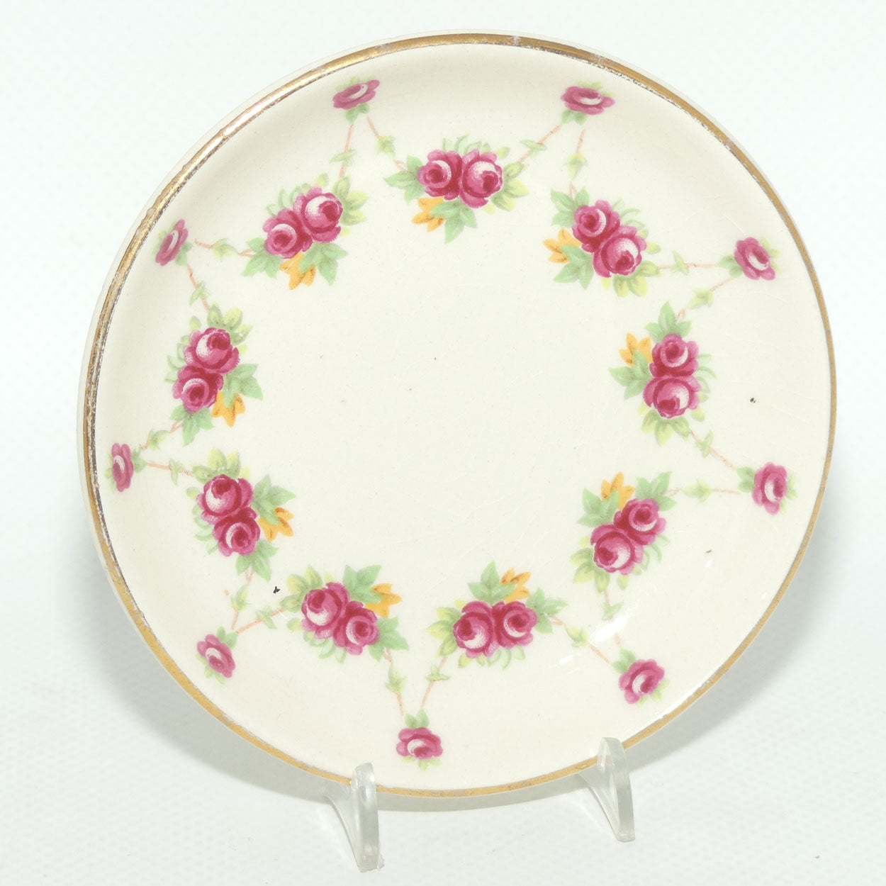 Royal Doulton Rosebud Garland D6055 pin dish | #2
