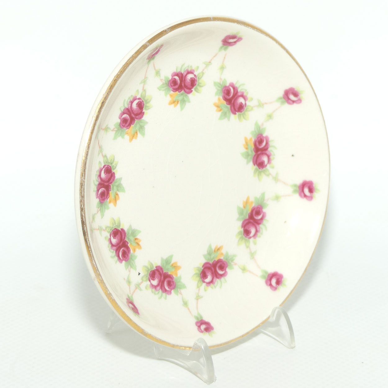 Royal Doulton Rosebud Garland D6055 pin dish | #2