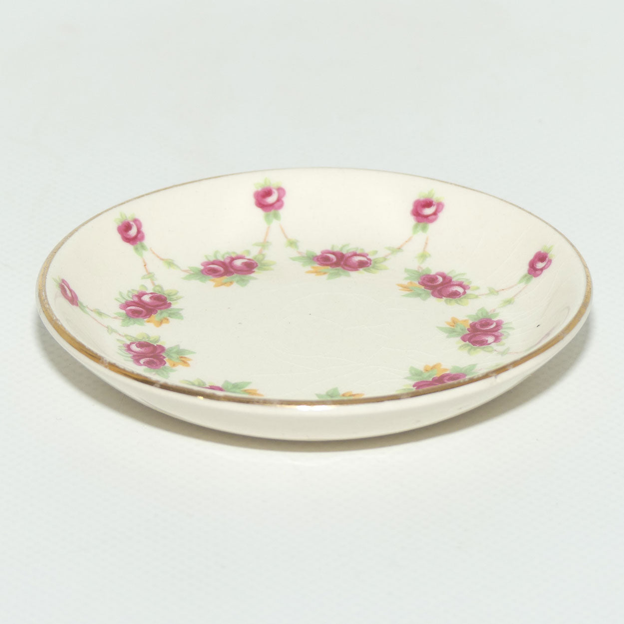 Royal Doulton Rosebud Garland D6055 pin dish | #2