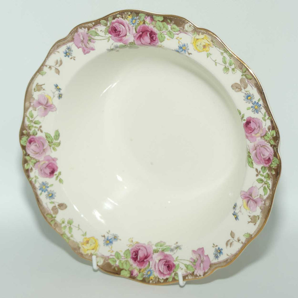 Royal Doulton English Rose rimmed fruit bowl D6071 | 24cm diam | #2