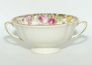 Royal Doulton English Rose handled coupe and underplate D6071
