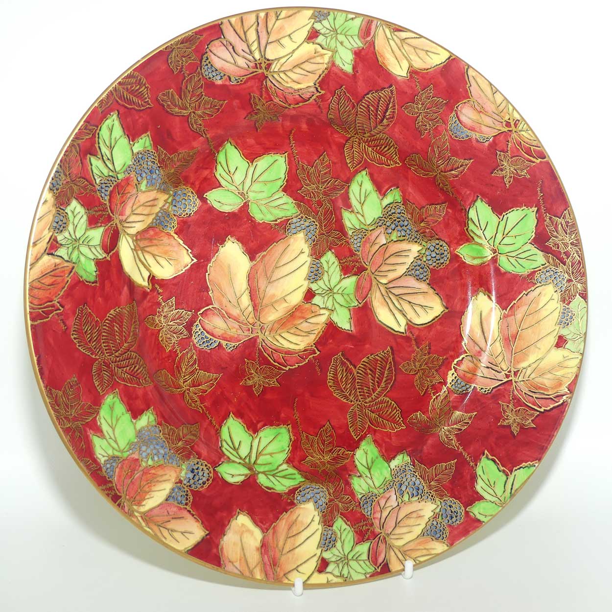 Royal Doulton Flowers, Fruit and Trees plate | Blackberries D6081