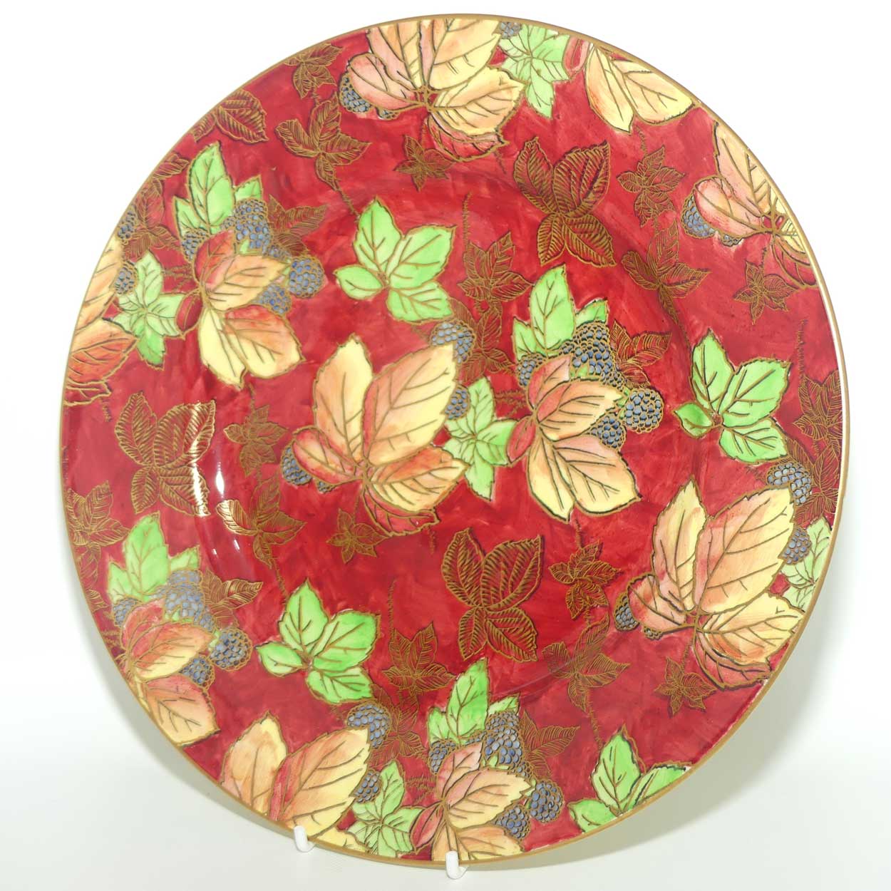 Royal Doulton Flowers, Fruit and Trees plate | Blackberries D6081