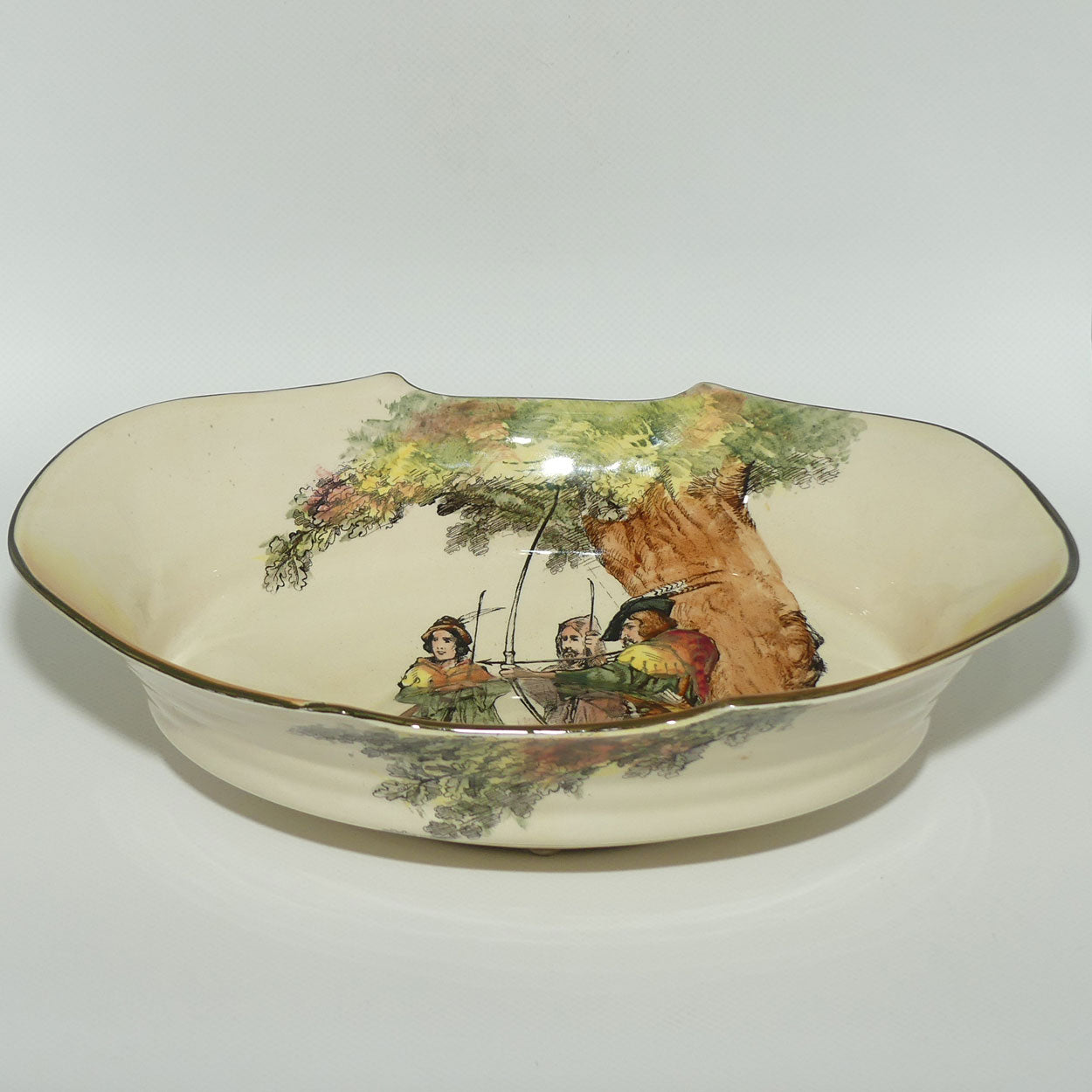 Royal Doulton Under the Greenwood Tree | oval shape cut out bowl | D6094