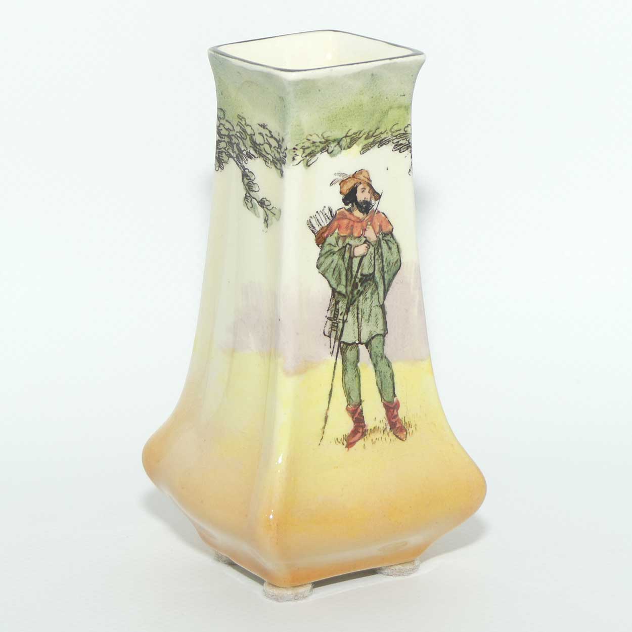 Royal Doulton Under the Greenwood Tree | Robin Hood bud vase D6094 | Robin Hood