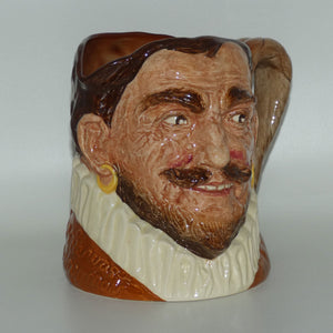 D6115 Royal Doulton large character jug Drake | Hatless