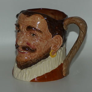 D6115 Royal Doulton large character jug Drake | Hatless